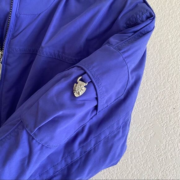 🍄 Obermeyer 1947 Northern Lights Blue Periwinkle Puffer Ski/Snowboard Coat - Picture 11 of 13